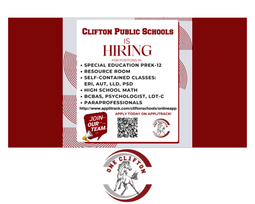  Clifton Is Hiring